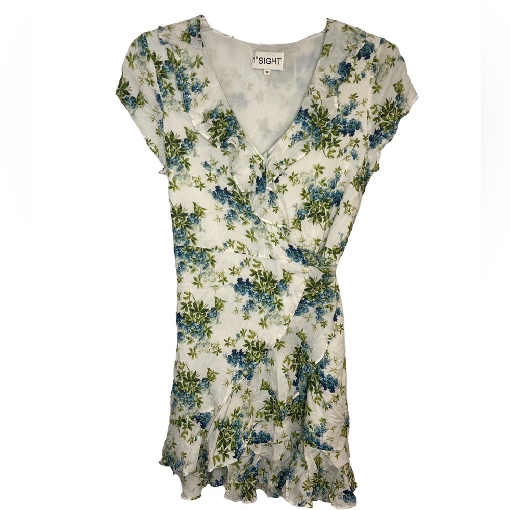 1st Sight Floral Wrap Dress